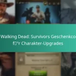 Die Walking Dead: Survivors Geschenkcodes für Charakter-Upgrades