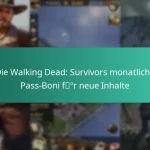 Die Walking Dead: Survivors monatliche Pass-Boni für neue Inhalte