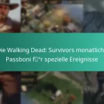 Die Walking Dead: Survivors monatliche Passboni für spezielle Ereignisse