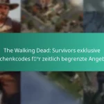 The Walking Dead: Survivors exklusive Geschenkcodes für zeitlich begrenzte Angebote